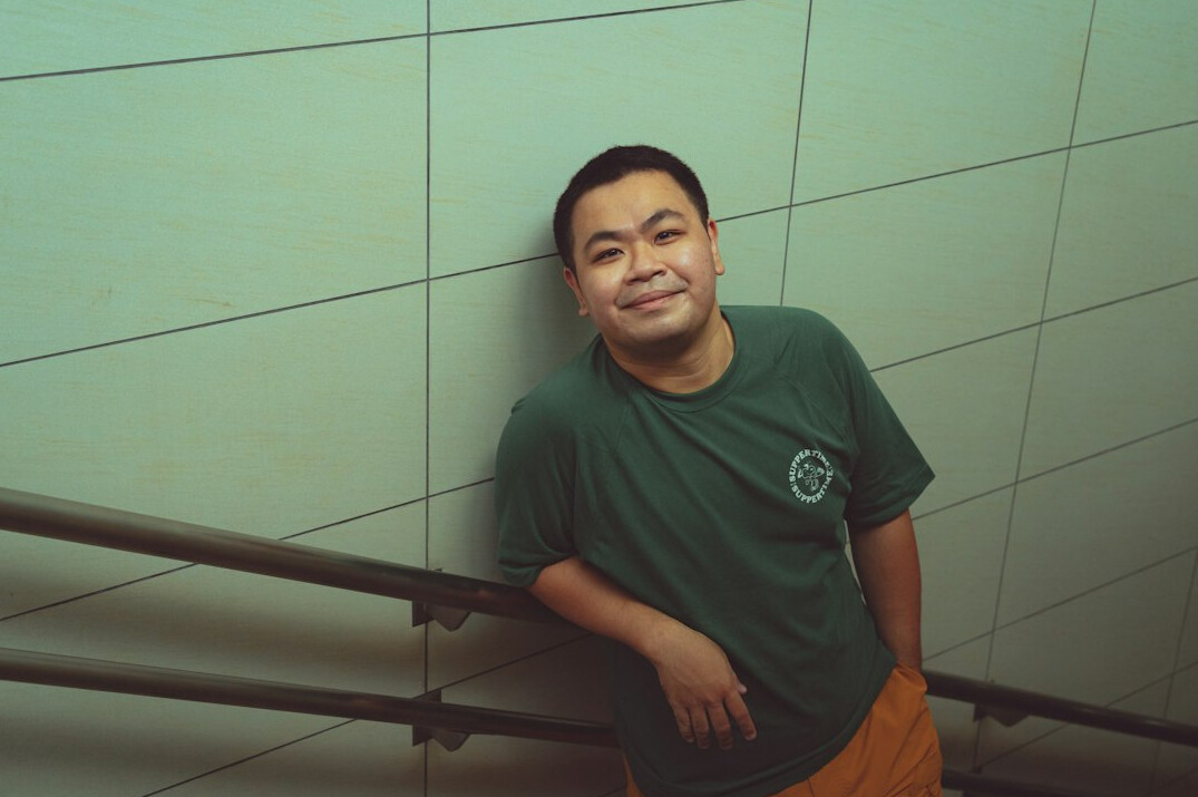 Portrait of a smiling software developer