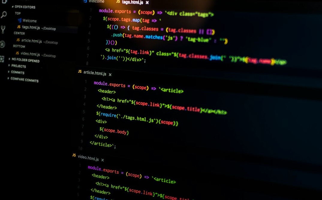 programmer using keyboard shortcuts